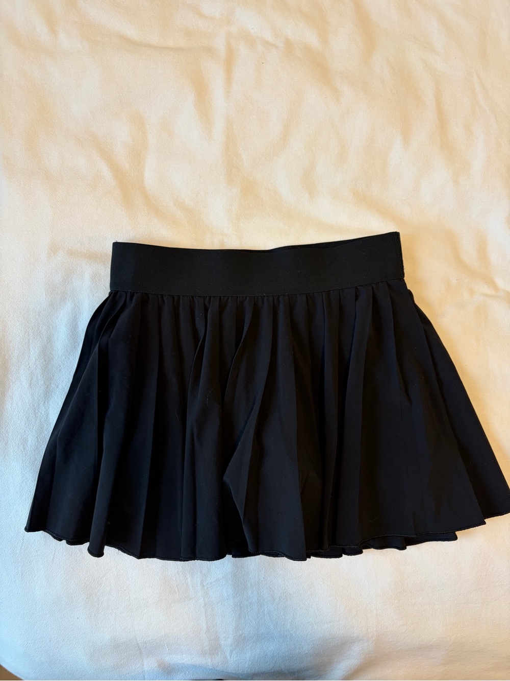 TNA black mini tennis skirt